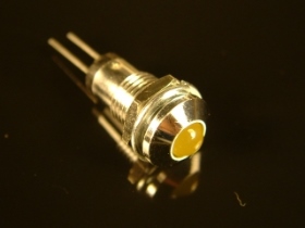 DL5YID 5MM LED(黃鐵殼凸)