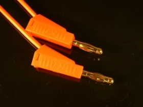 FBJR9301F 單槍型香蕉插頭雙頭 10cm