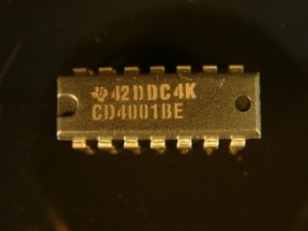 IC4001TI CD4001BE TI