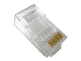 JK8P8CA4 網路頭 8P8C CAT-6十字隔離