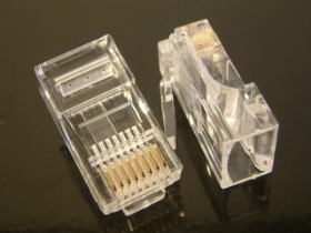JK8P8C 電話頭8P8C 15U 三岔