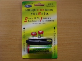 KT108A3 標準頭鋰充電池+USB充電線3AAALI