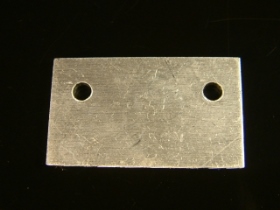 OR005B 散熱片 35x20x2mm 鋁片 2孔