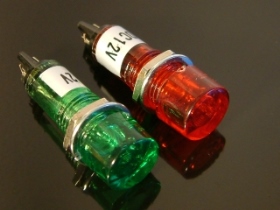 OR1006D 丸型指示燈12V塑膠