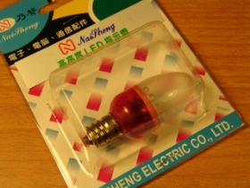 OR1076A 16LED小夜燈110V紅色
