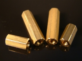 OR31605BC 六角空心銅柱5MM 粗牙