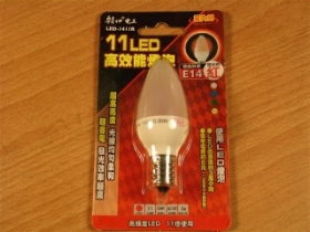 ORLED1411R 11LED高效能燈泡E14 紅色1411R