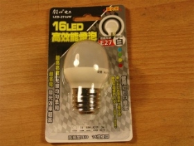 ORLED2716W 16LED高效能燈泡E27 白色2716W