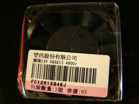 ORM001F1 風扇12V 6x6cm R126015DH
