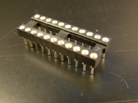 SKT22P8R 22P圓孔短腳腳座