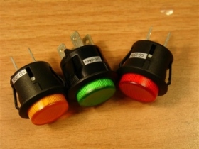SW853JR 4P圓型無段帶燈開關 R13-527紅色