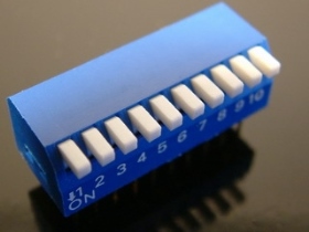 SWDIP10PP DIP SW 10P 90度