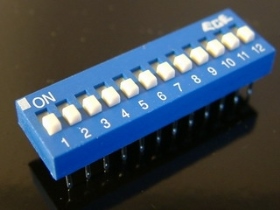 SWDIP12P DIP SW 12P