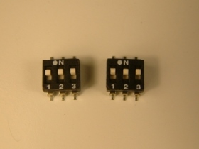 SWDIP3PS DIP SW 3P SMD