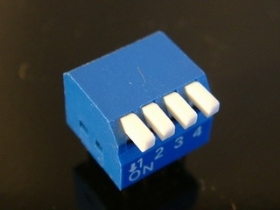SWDIP4PP DIP SW 4P 90度