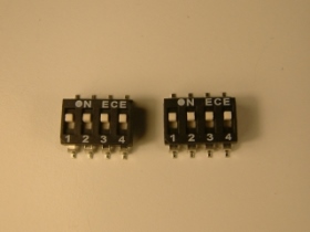 SWDIP4PS DIP SW 4P SMD