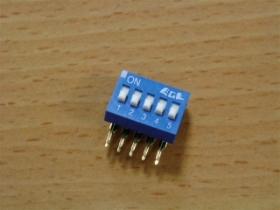 SWDIP5PL 5P DIP SW 腳90度 EDG105SRA