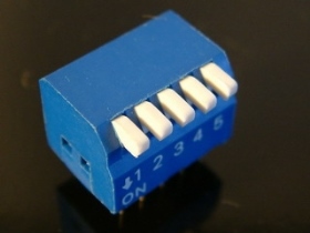 SWDIP5PP DIP SW 5P 90度