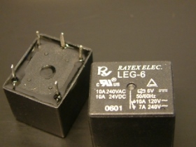SWREL1P6C 繼電器RELAY LEG-6 6V RAYEXELEC
