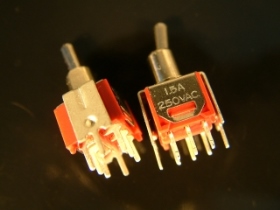 SWTS5A 2段6P 迷你開關 TS-5-TE1CQ