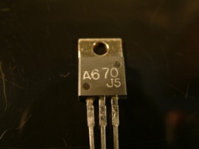 TRA670 2SA670 TO-220AB