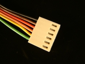 WI2541620 2.54MM母座單頭附線 6P 20CM