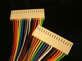 WI25421630 2.54MM母座雙頭附線 16P 30CM