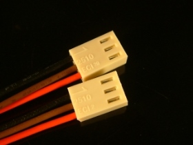 WI254238 2.54MM母座雙頭附線 3P 8CM