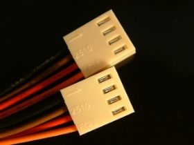 WI2542430 2.54MM母座雙頭附線 4P 30CM