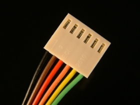 WI2542640 2.54MM母座雙頭附線 6P 40CM