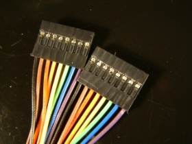 WI2542860A 2.54MM 8P雙頭杜邦線60CM