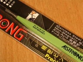 YSJS103 JS-103 不鏽鋼制防靜電無磁圓尖型鑷子