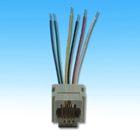 2192B 電話插座附線6P6C