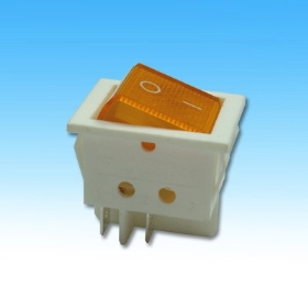 5083C-W-G 4P帶燈斜面 DC12V 白殼綠蓋