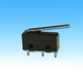 5096 小型微動開關鐵片直型3A
