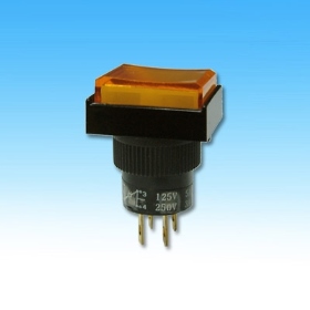 5126A 方型有段發光開關 AC110V 220V