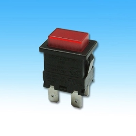 51575 4P長方型帶燈開關有段110V(UL)