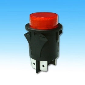 51723 25mm 4P圓型帶登開關有段推入式110V(VDE)