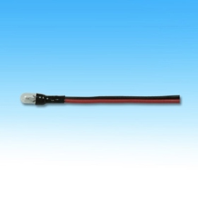 8043C 3mm燈泡帶線30公分 12V