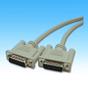 9019A 兩排15P電腦線6尺 15P公-15P公