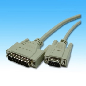 9022A 電腦線6尺 9P公-25P公