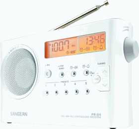 PR-D4 二波段 數位式時鐘收音機