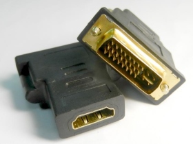 GC-65 HDMI(19)母轉DVI(245)公 轉接頭