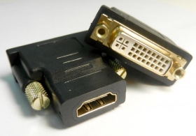 GC-71 HDMI(19)母轉DVI(245)母 轉接頭