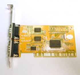 PCI-1 PCI 2 PORT 串列卡(2個9公)
