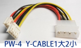 PW-4 Y-CABLE1大2小