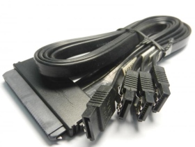 PW-51 SAS(8484) 32P轉4個 SATA 45CM