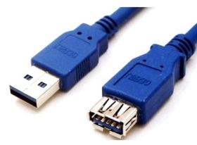 UB-254 USB 3.0 A公A母高速傳輸線 1.8米