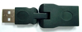 UB-261 USB A公A母 180度轉接頭