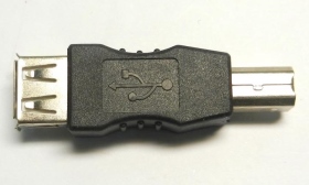 UB-27 USB 轉接頭 A公-B母